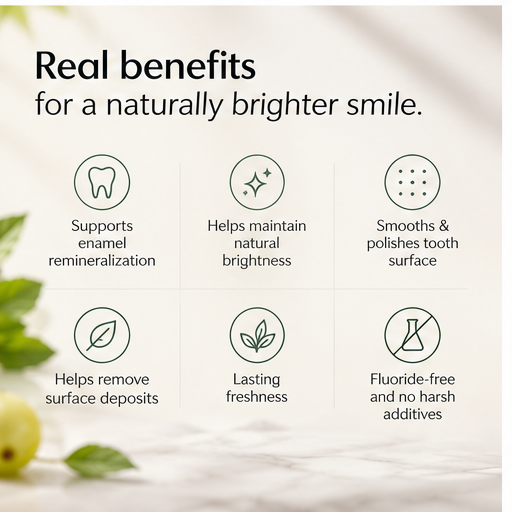 SPLAT Enamel Shine mouthwash highlighting enamel care, polished brightness, surface cleansing, Hydroxyapatite support, fresh breath and fluoride-free daily care.