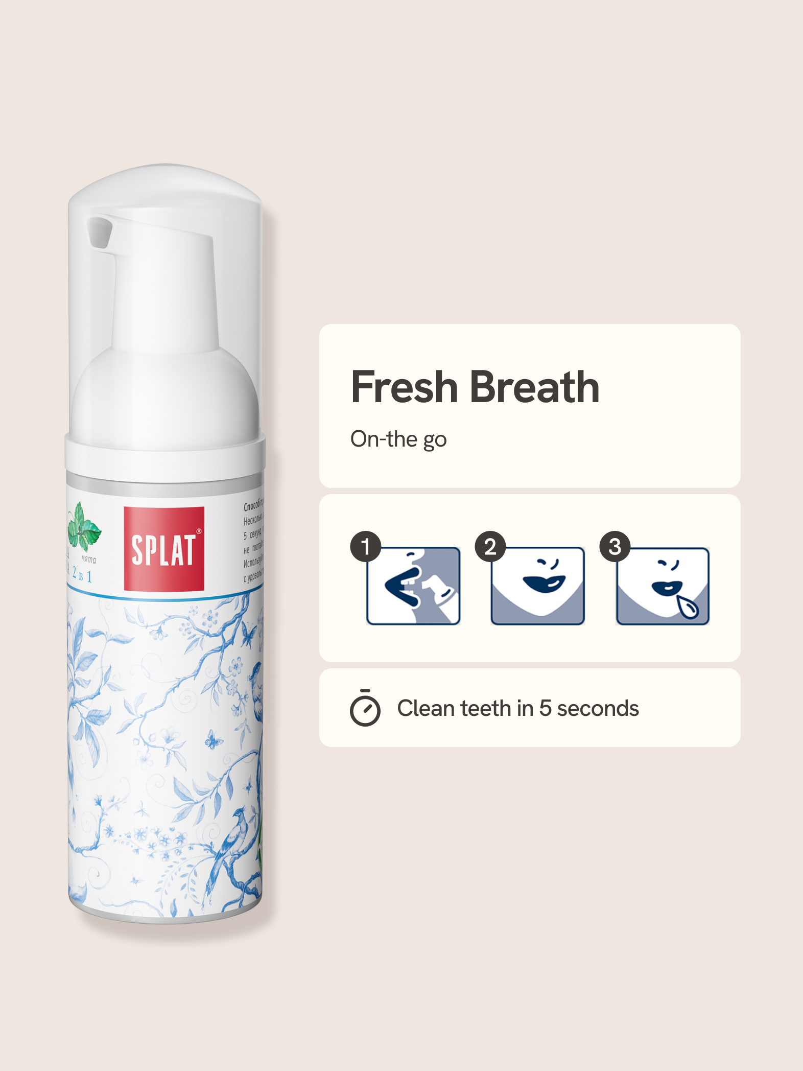 2 in 1 Foam Mint