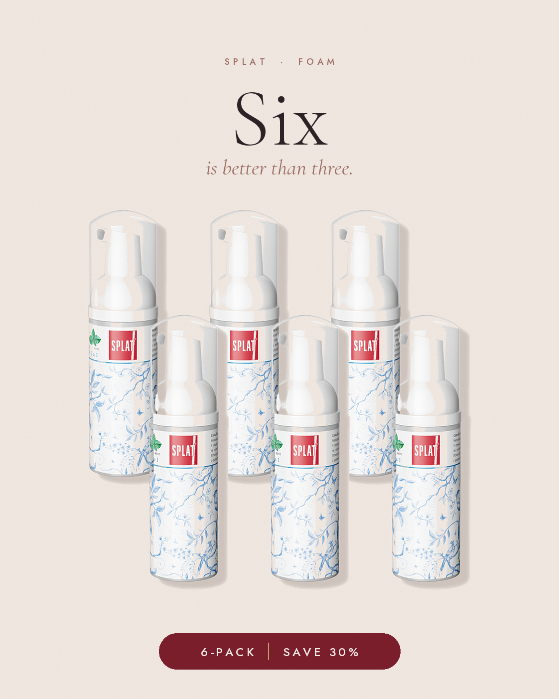 2 in 1 Foam Mint | Fresh Care On the Go