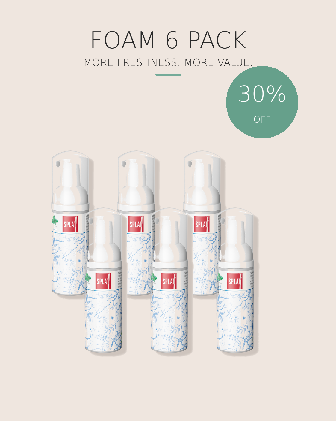 2 in 1 Foam Mint | Fresh Care On the Go